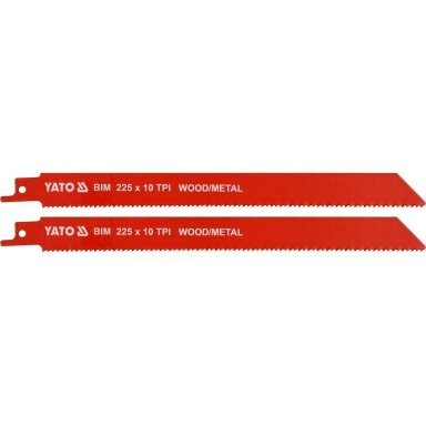 Pjūkliukai stumdomam siaurapjūkliui metalui 225mm 10TPI 2vnt. YATO Pjūkliukai stumdomam siaurapjūkliui metalui 225mm 10TPI 2vnt. YATO