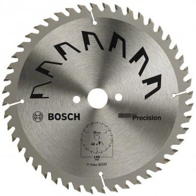 Pjovimo diskas medienai Bosch 216x30mm 48T (Švariam pjuviui) Pjovimo diskas medienai Bosch 216x30mm 48T (Švariam pjuviui)