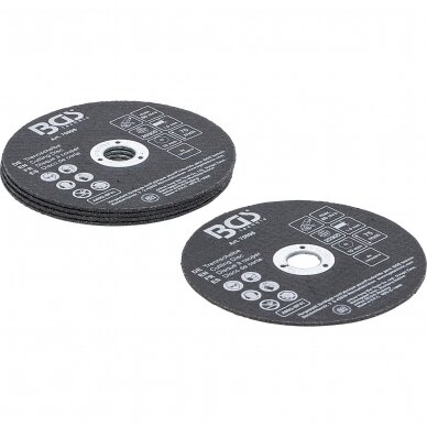 Pjovimo diskų rinkinys nerūdijančiam plienui Ø 75 x 1,0 x 10 mm 5 vnt. 1