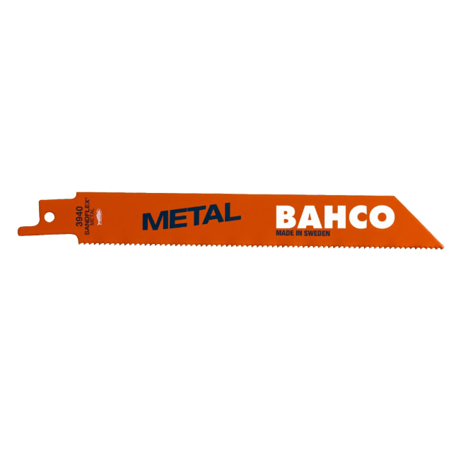 Pjūkleliai tiesiniam pjūklui Bahco Sandflex BiMetal 150mm*0,9mm ST 14TPI, Metalui 2vnt Pjūkleliai tiesiniam pjūklui Bahco Sandflex BiMetal 150mm*0,9mm ST 14TPI, Metalui 2vnt