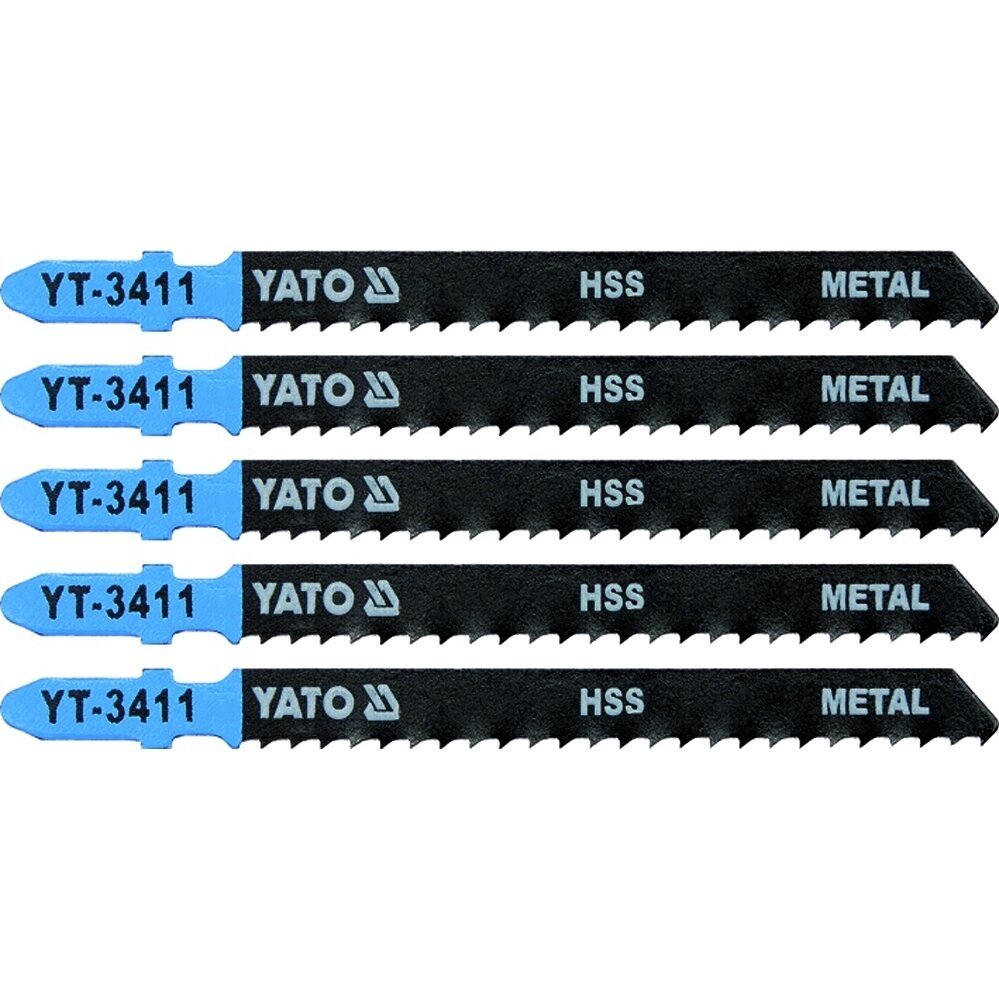 Pjūkliukai siaurapjūkliui metalui, aliuminiui 5vnt, 6TPI  Yato YT-3411
