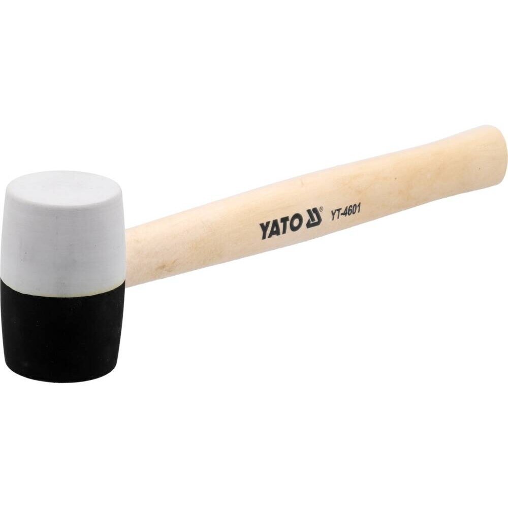Plaktukas guminis baltas/juodas 340 g YT-4601 YATO 1 Plaktukas guminis baltas/juodas 340 g YT-4601 YATO 1