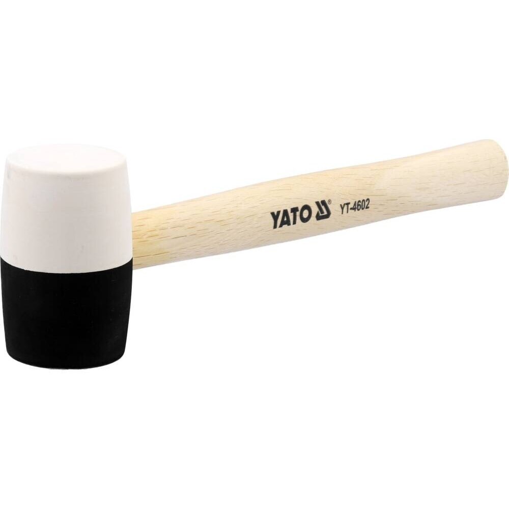 Plaktukas guminis baltas/juodas 370 g YT-4602 YATO Plaktukas guminis baltas/juodas 370 g YT-4602 YATO