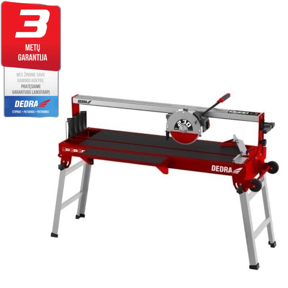 Plytelių pjovimo staklės DEDRA, 1200W, 1200mm Plytelių pjovimo staklės DEDRA, 1200W, 1200mm