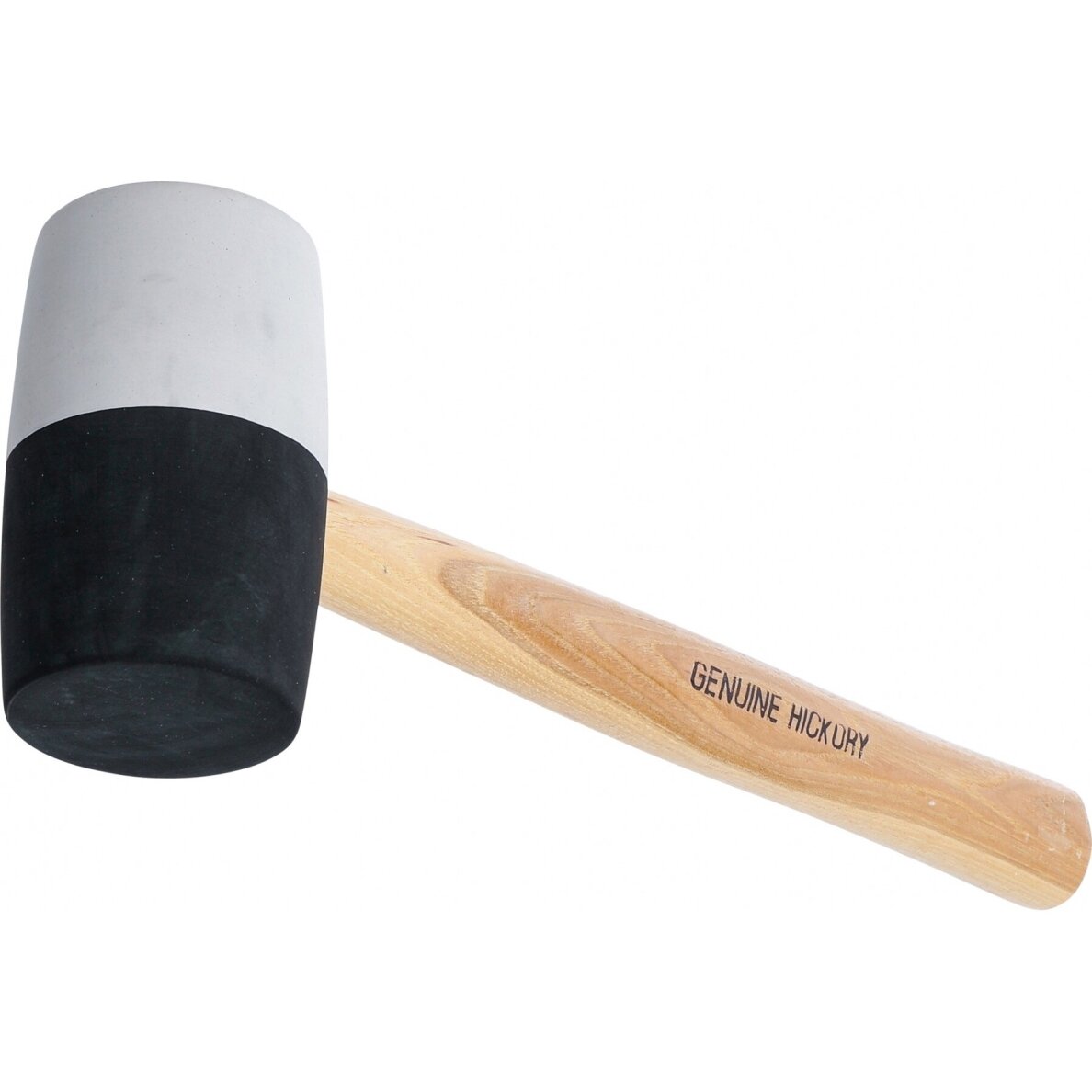 Plaktukas guminis Hickory rankena juoda / balta galva Ø 63 mm, 840 g 1969 BGS Technik