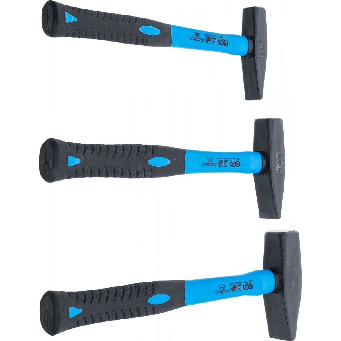 Plaktukų rinkinys Stiklo pluošto rankena DIN 1041 300 / 500 / 800 g 3 vnt. 3845 BGS Technik 3 Plaktukų rinkinys Stiklo pluošto rankena DIN 1041 300 / 500 / 800 g 3 vnt. 3845 BGS Technik 3