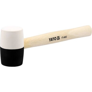 Plaktukas guminis baltas/juodas 370 g YT-4602 YATO Plaktukas guminis baltas/juodas 370 g YT-4602 YATO
