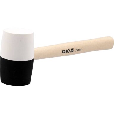 Plaktukas guminis baltas/juodas 780 g YT-4604 YATO