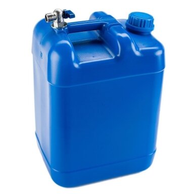 Plastikinis kanistras vandeniui su kraneliu 20L