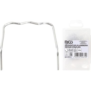 Plastiko remonto kabės L-tipo Ø0,6mm 100vnt. BGS-Technic