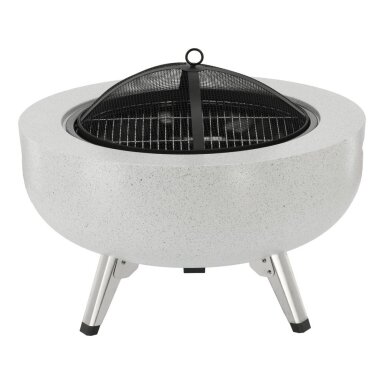 Plieninis židinys su grotelėmis 3 viename 43,5 cm LUND 99718 Plieninis židinys su grotelėmis 3 viename 43,5 cm LUND 99718