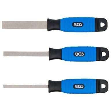 Plonų deimantinių dildžių rinkinys | 3 vnt | 83 mm | kontaktams ir elektronikai BGS
