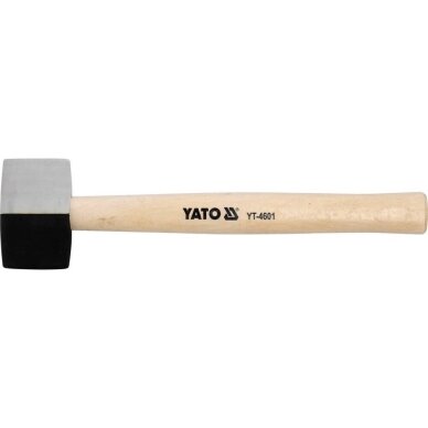 Plaktukas guminis baltas/juodas 340 g YT-4601 YATO Plaktukas guminis baltas/juodas 340 g YT-4601 YATO