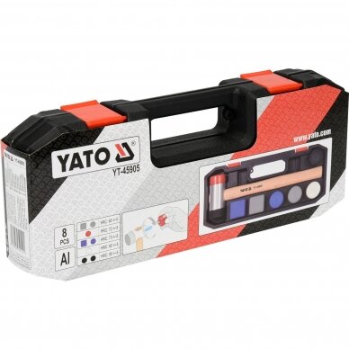 Plaktuko rinkinys su keičiamomis galvutėmis YATO YT-45905 3 Plaktuko rinkinys su keičiamomis galvutėmis YATO YT-45905 3
