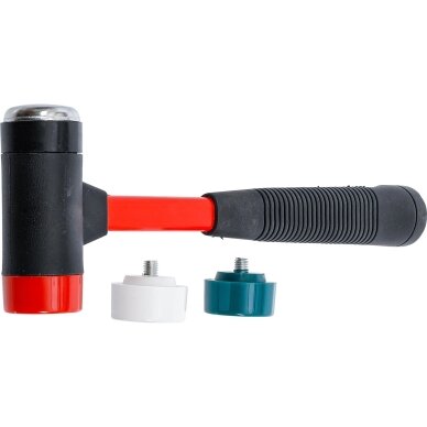 Plaktukų rinkinys su keičiamomis galvutėmis Stiklo pluošto rankena Ø 38 mm 91864 BGS 3 Plaktukų rinkinys su keičiamomis galvutėmis Stiklo pluošto rankena Ø 38 mm 91864 BGS 3