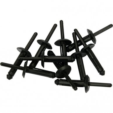 Plastikinės kniedės 6,6 x 17,2 mm 10 vnt. 1 Plastikinės kniedės 6,6 x 17,2 mm 10 vnt. 1