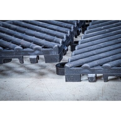 Plastikinių plytelių rinkinys | Paspaudimo sistema | 400 x 400 x 18 mm | 10 vnt. BGS 2