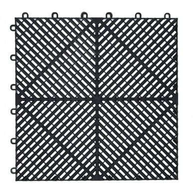 Plastikinių plytelių rinkinys | Paspaudimo sistema | 400 x 400 x 18 mm | 10 vnt. BGS 3