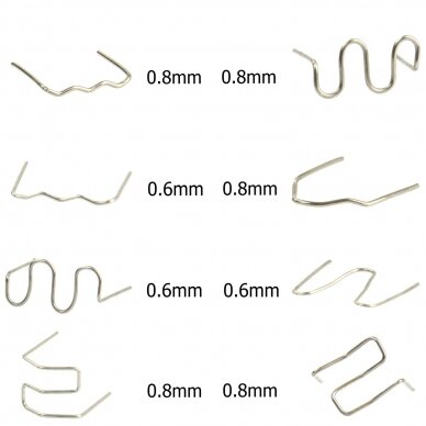 Plastiko remonto kabės 800 vnt. Plastiko remonto kabės 800 vnt.