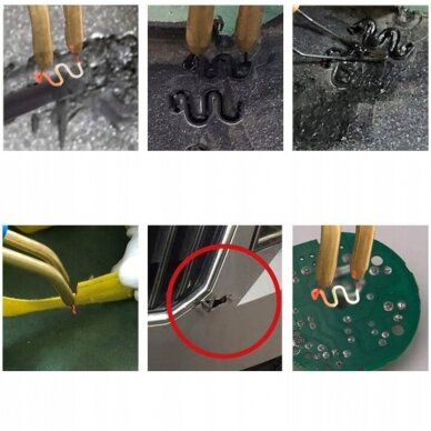 Plastiko remonto rinkinys 200 kabių, 50W 8 Plastiko remonto rinkinys 200 kabių, 50W 8