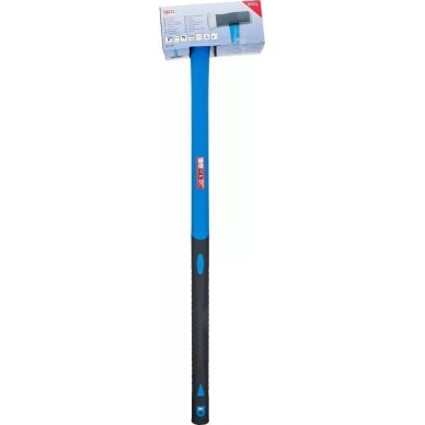 Pleištinis skaldymo kirvis su stiklo pluošto rankena 3000 g 3834 BGS Technik 4