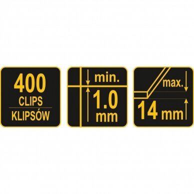 Plytelių Išlyginimo Sistema, 1 mm / 400 vnt. Vorel 3 Plytelių Išlyginimo Sistema, 1 mm / 400 vnt. Vorel 3