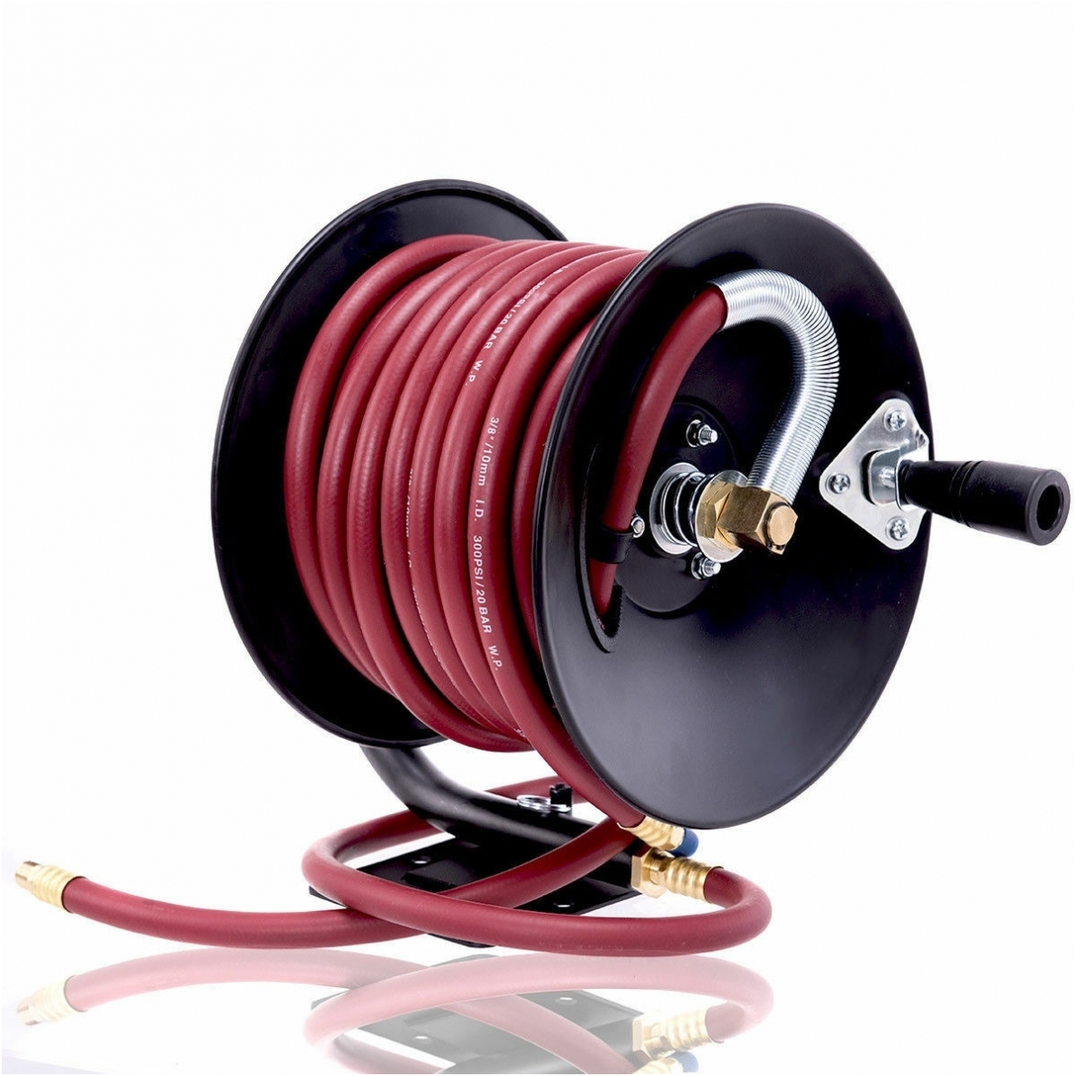 Pneumatinė žarna su rite, guma+ (HYBRID) 15m + 60cm Pneumatinė žarna su rite, guma+ (HYBRID) 15m + 60cm