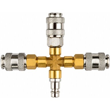 Pneumatinė greitoji jungtis „X“ KD2167 – 3 krypčių oro skirstytuvas KRAFT&DELE