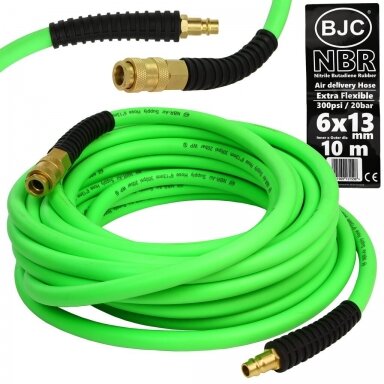 Pneumatinė žarna 6x13mm, 10m, 20Bar NBR, BJC M82078 Pneumatinė žarna 6x13mm, 10m, 20Bar NBR, BJC M82078