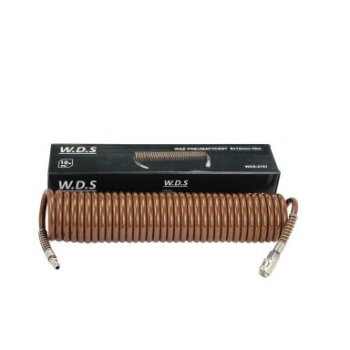 Pneumatinė žarna spiralinė Kraftdele WDS2151 8x12mm, 10m Pneumatinė žarna spiralinė Kraftdele WDS2151 8x12mm, 10m