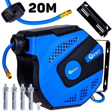 Pneumatinė žarna su automatine rite 20m 8x12mm GEKO G03192 Pneumatinė žarna su automatine rite 20m 8x12mm GEKO G03192