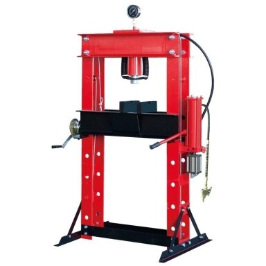 Pneumatinis hidraulinis presas su manometru 40T Pneumatinis hidraulinis presas su manometru 40T