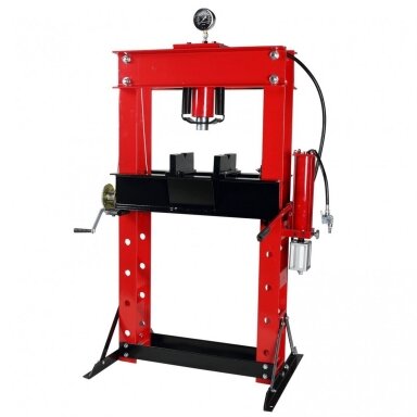 Pneumatinis hidraulinis presas su manometru 50T Pneumatinis hidraulinis presas su manometru 50T