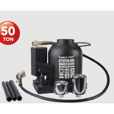 Pneumo hidraulinis domkratas 245-475 mm 50T Heavy Duty Pneumo hidraulinis domkratas 245-475 mm 50T Heavy Duty
