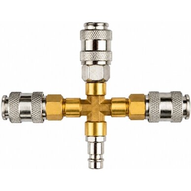 Pneumatinė greitoji jungtis „X“ KD2167 – 3 krypčių oro skirstytuvas KRAFT&DELE Pneumatinė greitoji jungtis „X“ KD2167 – 3 krypčių oro skirstytuvas KRAFT&DELE
