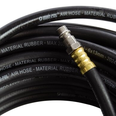 Pneumatinė Guminė Žarna 6x13 mm 15 m 20 bar 2