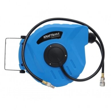 Pneumatinė žarna 10m + 2m su automatine rite Kraftdele KD1460 2 Pneumatinė žarna 10m + 2m su automatine rite Kraftdele KD1460 2
