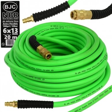 Pneumatinė žarna 6x13mm, 20m, 20Bar NBR, BJC M82080 Pneumatinė žarna 6x13mm, 20m, 20Bar NBR, BJC M82080