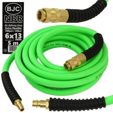 Pneumatinė žarna 6x13mm, 5m, 20Bar NBR, M82077 Pneumatinė žarna 6x13mm, 5m, 20Bar NBR, M82077