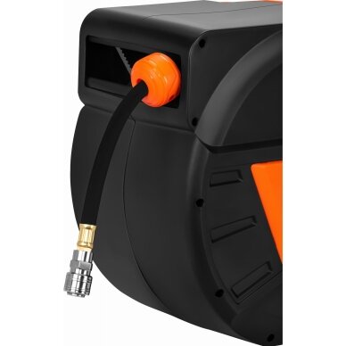 Pneumatinė žarna su automatine rite 15 m + 1,5 m 1/4" KD2158 4