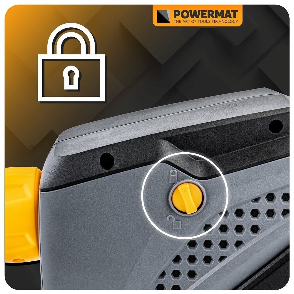 Powermat automatinė kompresoriaus žarna 14 m 1/4" 16 Powermat automatinė kompresoriaus žarna 14 m 1/4" 16
