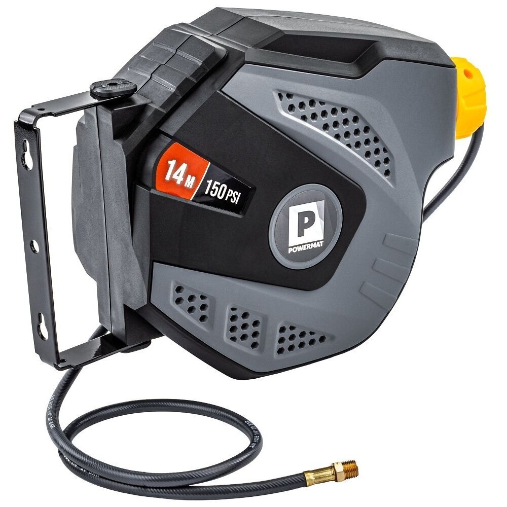 Powermat automatinė kompresoriaus žarna 14 m 1/4" Powermat automatinė kompresoriaus žarna 14 m 1/4"