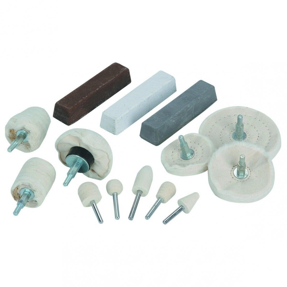 Poliravimo antgalių rinkinys su pasta 14vnt. Essen Tools AP14S 2 Poliravimo antgalių rinkinys su pasta 14vnt. Essen Tools AP14S 2