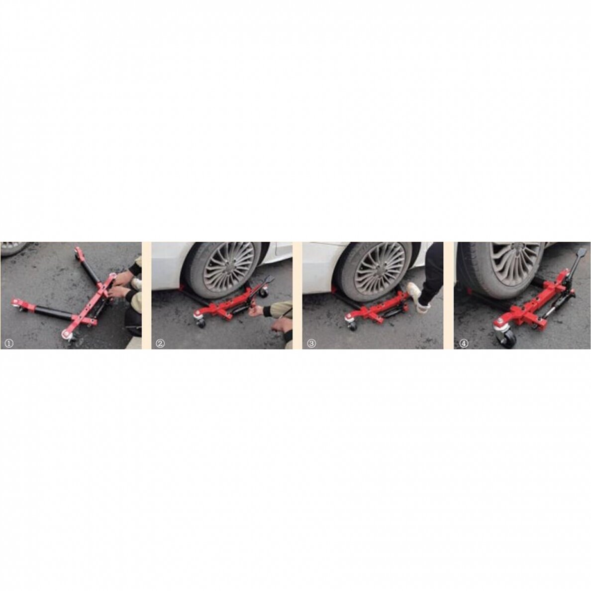 Pozicionavimo vežimėlis automobilų perstūmimui 680kg, 300mm 1