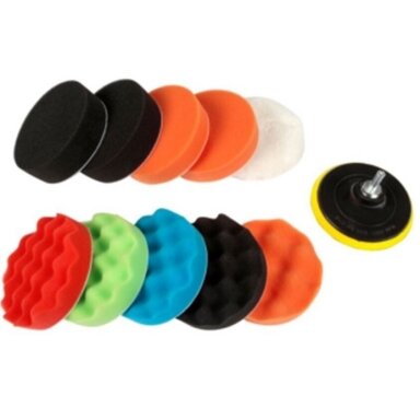 Poliravimo padų rinkinys Ø125m 12vnt. Essen Tools BK1004