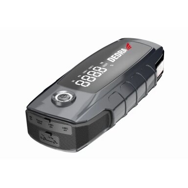 Power-bank su variklio užvedimo funkcija Li-Ion 16000mAh, LCD ekranas  DEDRA DEPP1600