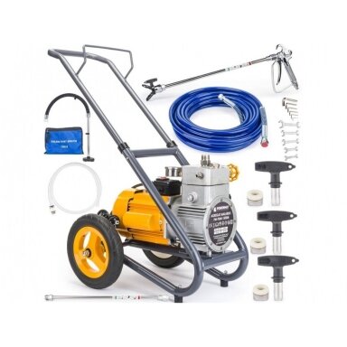Powermat PM-PDM-1500M beoris dažymo aparatas, 1500W, 4 l/min, 225bar Powermat PM-PDM-1500M beoris dažymo aparatas, 1500W, 4 l/min, 225bar