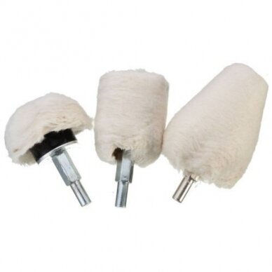 Poliravimo antgalių rinkinys su pasta 14vnt. Essen Tools AP14S 3
