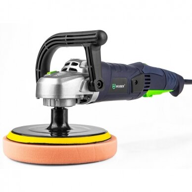 Poliravimo mašinėlė 180mm 2,4kW su priedais WUBER W21003 4 Poliravimo mašinėlė 180mm 2,4kW su priedais WUBER W21003 4