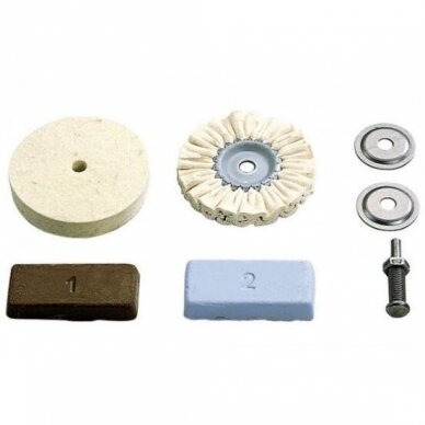 Poliravimo padų ir pastos rinkinys Ø100mm 5vnt. Essen Tools CP05 1 Poliravimo padų ir pastos rinkinys Ø100mm 5vnt. Essen Tools CP05 1